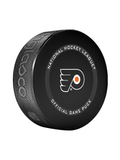 NHL Philadelphia Flyers Officially Licensed 2023-2024 Team Game Puck Design In Cube - New Fan Pink