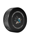 NHL San Jose Sharks Officially Licensed 2023-2024 Team Game Puck Design In Cube - New Fan Blue