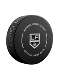 NHL Los Angeles Kings 2023-24 Official Game Hockey Puck In Cube