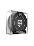 NHL Los Angeles Kings 2023-24 Official Game Hockey Puck In Cube