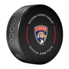 NHL Florida Panthers Officially Licensed 2024-25 Team Game Hockey Puck Design- In Cube