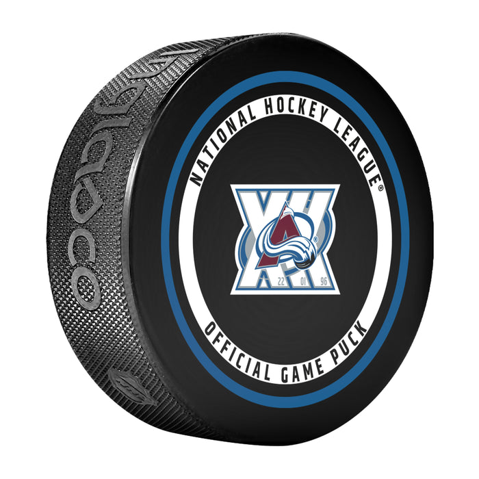 NHL Playoffs 2026 Game Puck 960T  Hs Cube R1/2 Colorado Avalanche