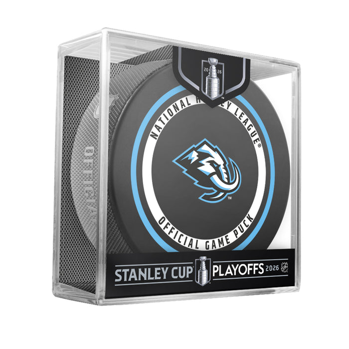 NHL Playoffs 2026 Game Puck 960T  Hs Cube R1/2 Utah Mammoth