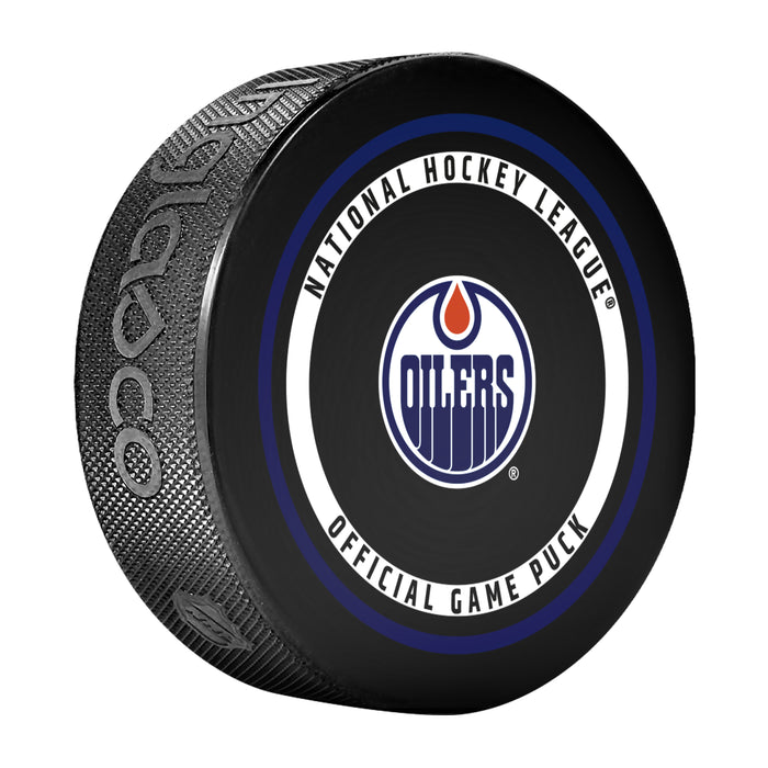 NHL Playoffs 2026 Game Puck 960T  Hs Cube R1/2 Edmonton Oilers