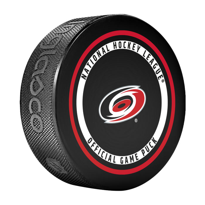 NHL Playoffs 2026 Game Puck 960T  Hs Cube R1/2 Carolina Hurricanes