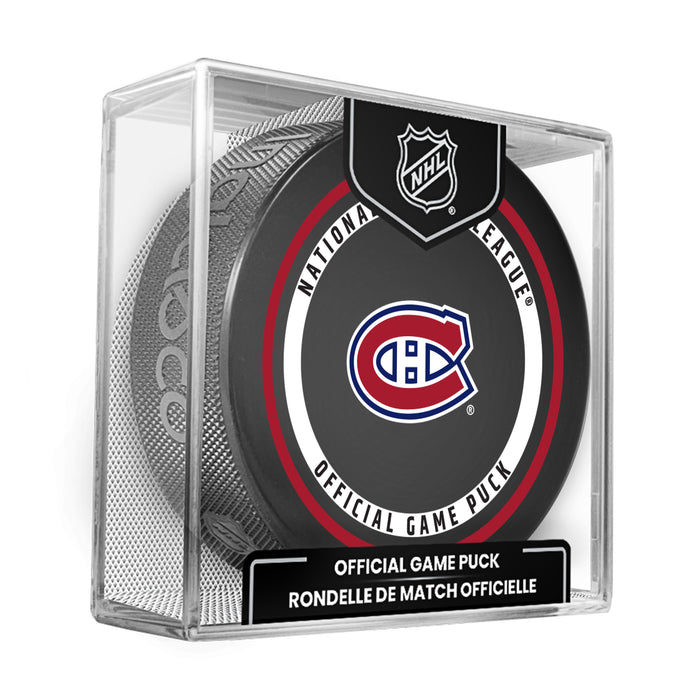 NHL Montreal Canadiens Official 2026-2027 Game Puck 960T In Cube