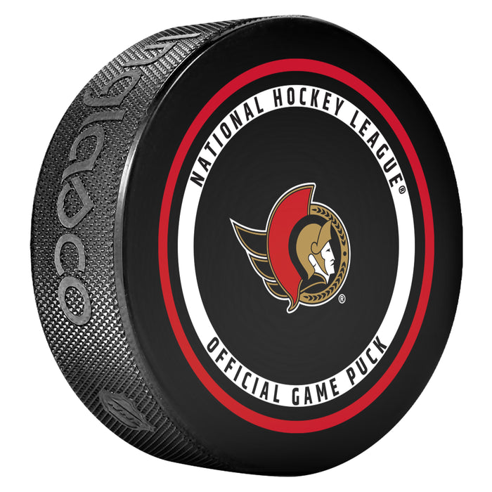 NHL Ottawa Senators Official 2026-2027 Game Puck 960T In Cube
