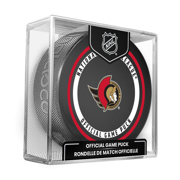 NHL Ottawa Senators Official 2026-2027 Game Puck 960T In Cube