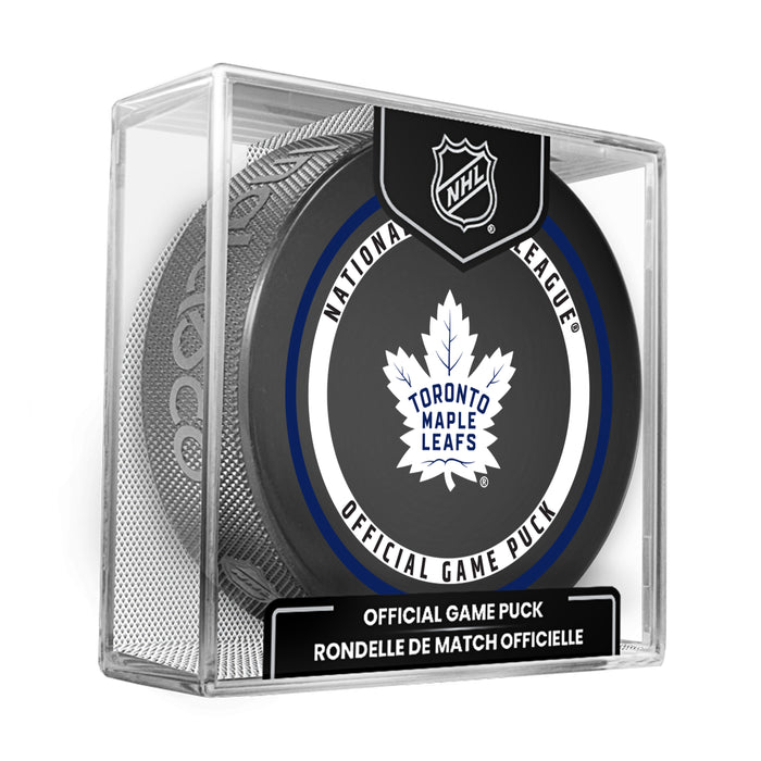 NHL Toronto Maple Leafs Official 2026-2027 Game Puck 960T In Cube