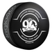 AHL Calgary Wranglers 2025-26 Official Game Hockey Puck In Cube