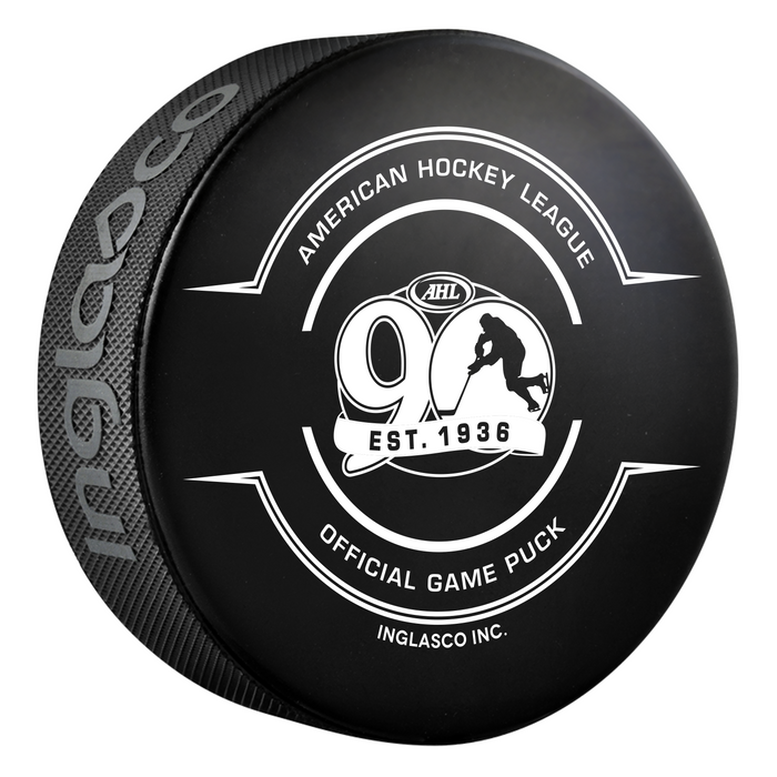 AHL Henderson Silver Knights 2025-26 Official Game Hockey Puck In Cube