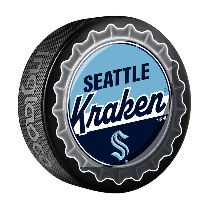 NHL Bottle Opener Souvenir Puck Seattle Kraken