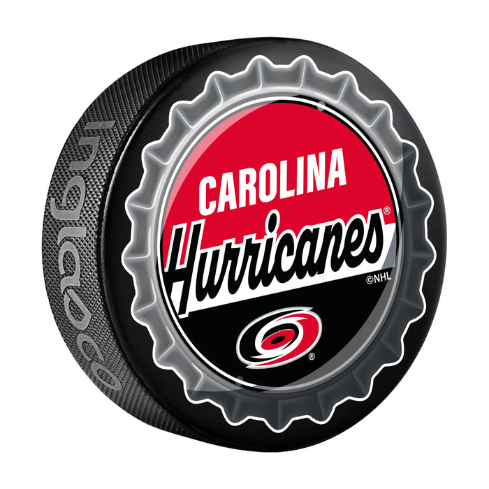NHL Bottle Opener Souvenir Puck Carolina Hurricanes