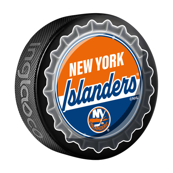 NHL Bottle Opener Souvenir Puck New York Islanders
