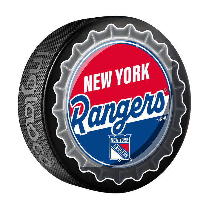 NHL Bottle Opener Souvenir Puck New York Rangers