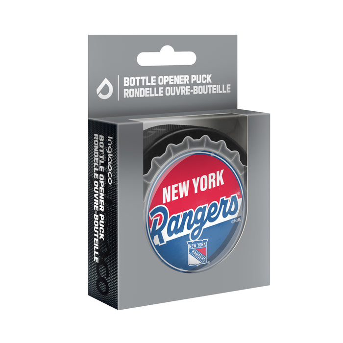 NHL Bottle Opener Souvenir Puck New York Rangers