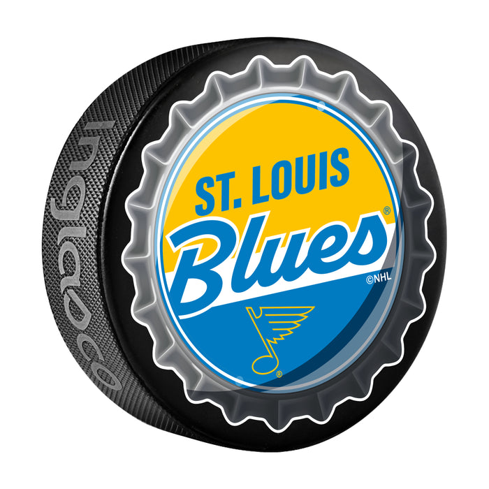 NHL Bottle Opener Souvenir Puck St.Louis Blues
