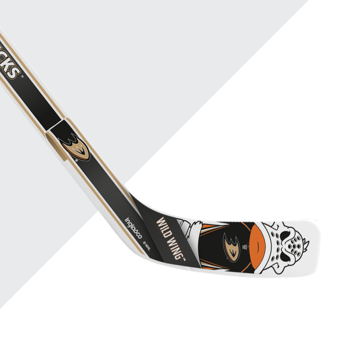 NHL Anaheim Ducks Mascot White Plastic Player Mini Stick