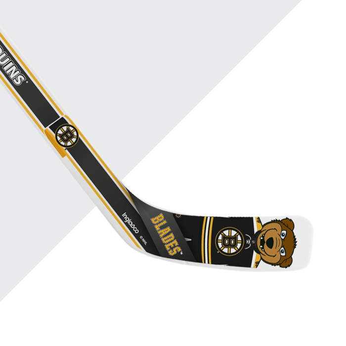 NHL Boston Bruins Mascot White Plastic Player Mini Stick