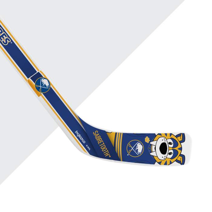 NHL Buffalo Sabres Mascot White Plastic Player Mini Stick