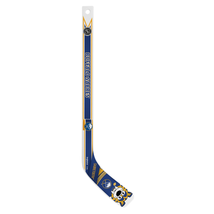 NHL Buffalo Sabres Mascot White Plastic Player Mini Stick