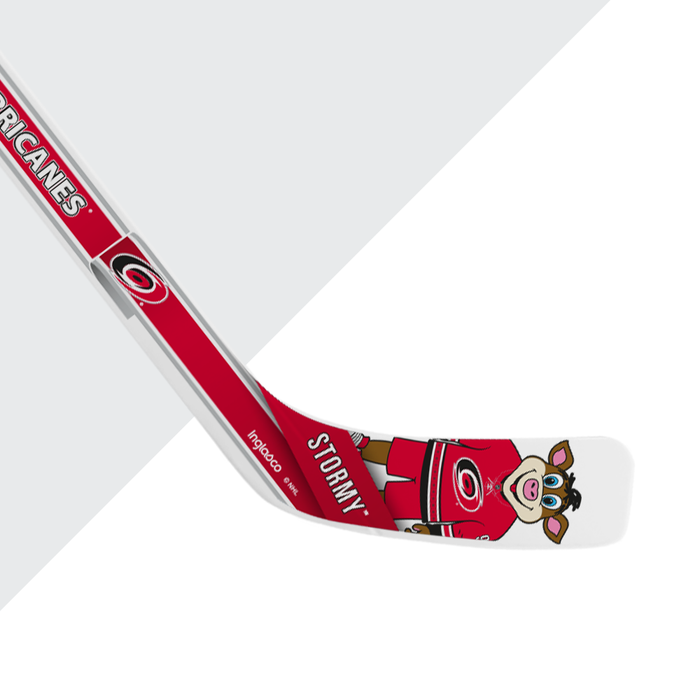 NHL Carolina Hurricanes Mascot White Plastic Player Mini Stick