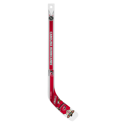 NHL Carolina Hurricanes Mascot White Plastic Player Mini Stick
