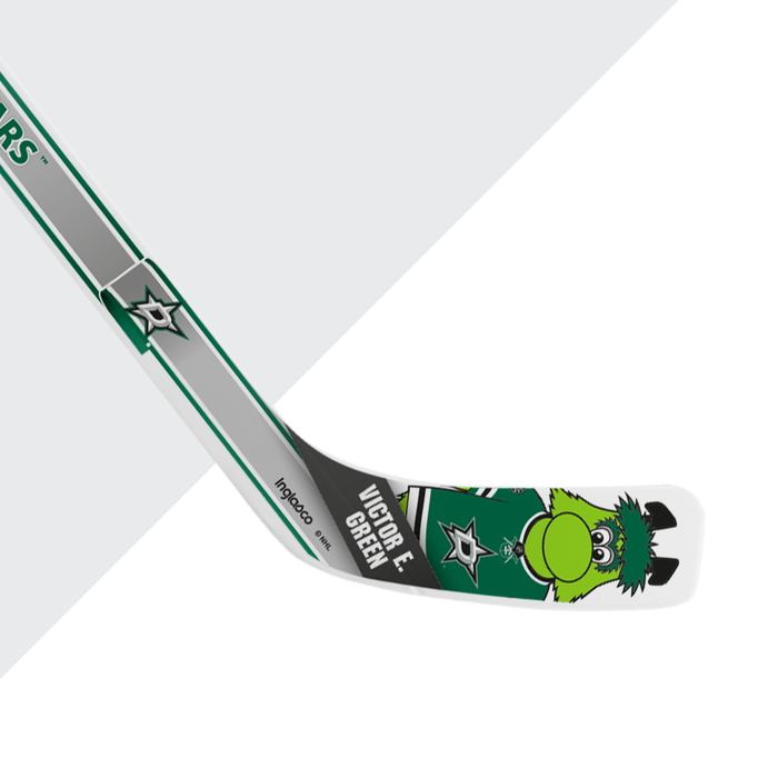 NHL Dallas Stars Mascot White Plastic Player Mini Stick