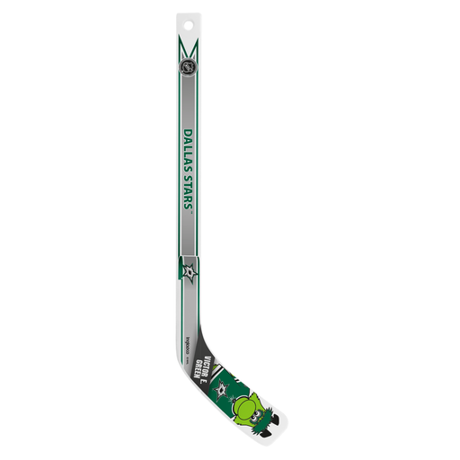 NHL Dallas Stars Mascot White Plastic Player Mini Stick