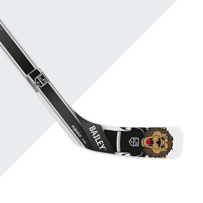 NHL Los Angeles Kings Mascot White Plastic Player Mini Stick