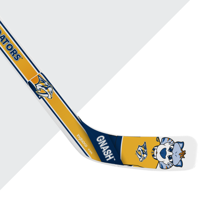 NHL Nashville Predators Mascot White Plastic Player Mini Stick