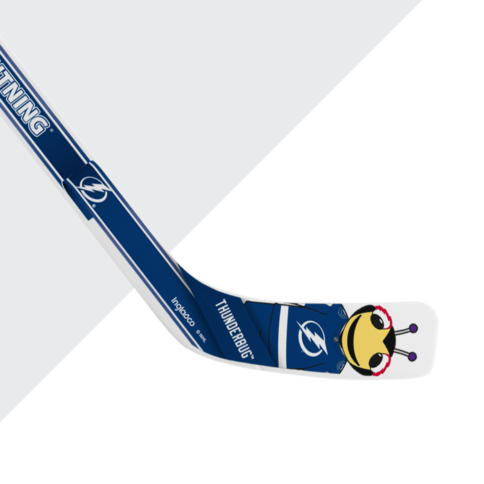 NHL Tampa Bay Lightning Mascot White Plastic Player Mini Stick