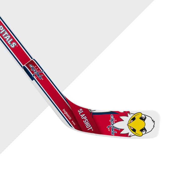 NHL Washington Capitals Mascot White Plastic Player Mini Stick