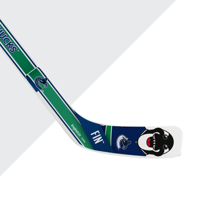 NHL Vancouver Canucks Mascot White Plastic Player Mini Stick