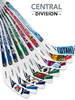 NHL Central Division Player 8-Piece Mini Stick Set