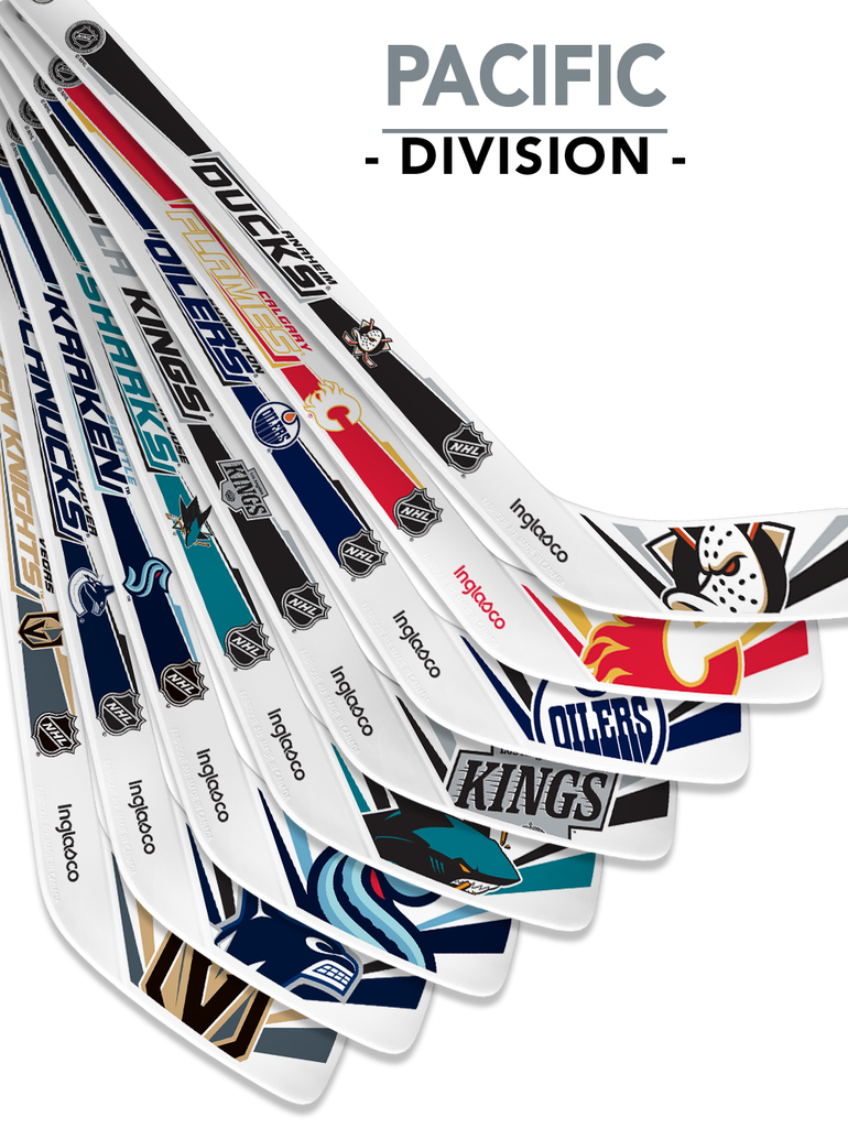 NHL Pacific Division Player 8-Piece Mini Stick Set