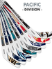 NHL Pacific Division Player 8-Piece Mini Stick Set