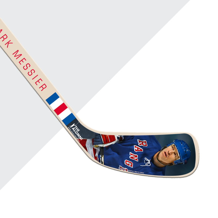 NHLAA Alumni Series Mark Messier New York Rangers Wood Player Mini Stick