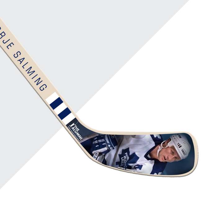 NHLAA Alumni Series Borje Salming Toronto Maple Leafs Wood Player Mini Stick