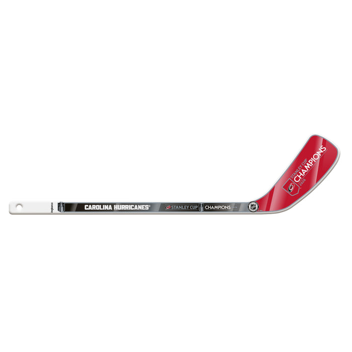 NHL Stanley Cup Champs 2026 White Wood Player Mini Stick - 24" Carolina Hurricanes