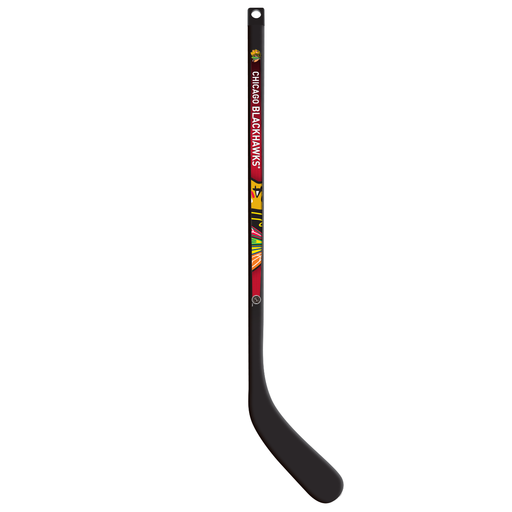 NHL Chicago Blackhawks Plastic Player Mini Stick- Left Curve