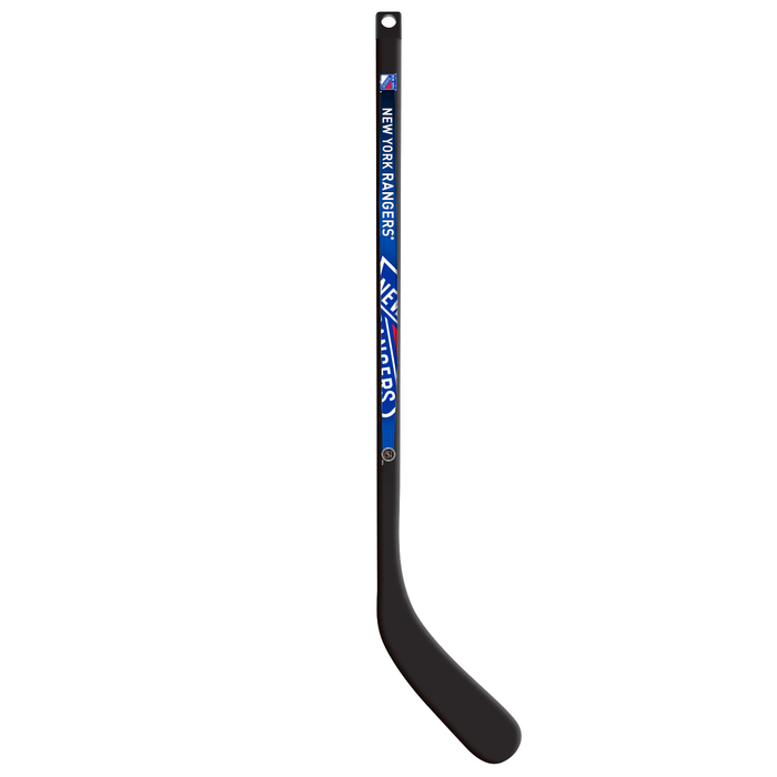 NHL New York Rangers Plastic Player Mini Stick- Left Curve
