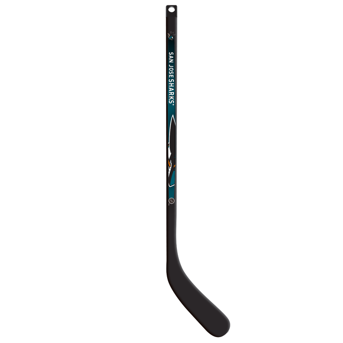 NHL San Jose Sharks Plastic Player Mini Stick- Left Curve