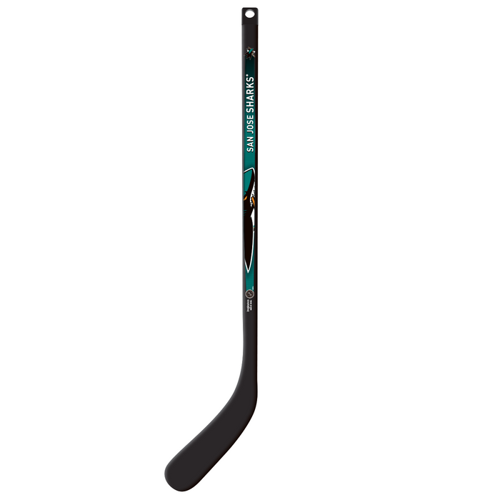NHL San Jose Sharks Plastic Player Mini Stick- Right Curve