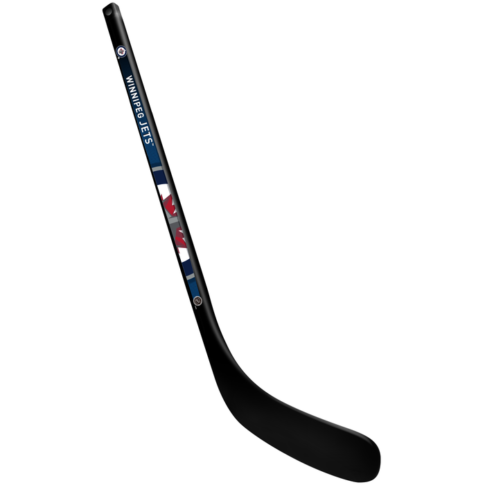 NHL Winnipeg Jets Plastic Player Mini Stick- Left Curve