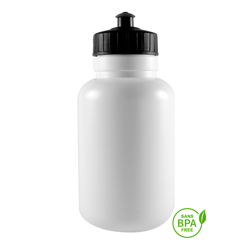 1000ml Fatboy Water Bottle With Black Pull-Top Lid