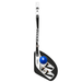 NHL Anaheim Ducks mini hockey stick close-up with team logo decals on black and white blade