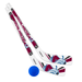 NHL Colorado Avalanche 1 on 1 Gen II two-stick set in burgundy and white with mountain logo