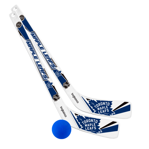 NHL Toronto Maple Leafs 1 on 1 Gen II two-stick set in blue and white with team leaf crest