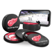 NHL Detroit Red Wings Ultimate Fan 3-Pack. Includes: 1 NHL Official Classic Souvenir Hockey Puck / 4 Coasters / 1 Media Device Holder